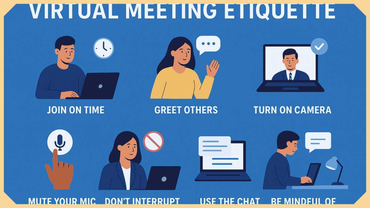 virtual meeting etiquette for attendees